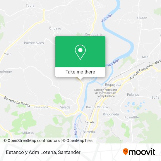 Estanco y Adm Lotería map