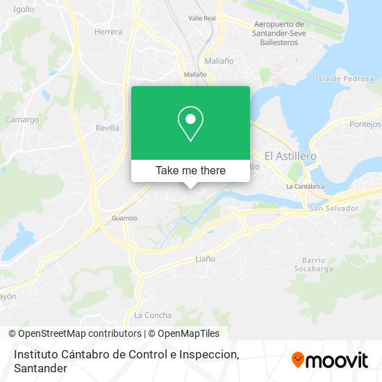 mapa Instituto Cántabro de Control e Inspeccion