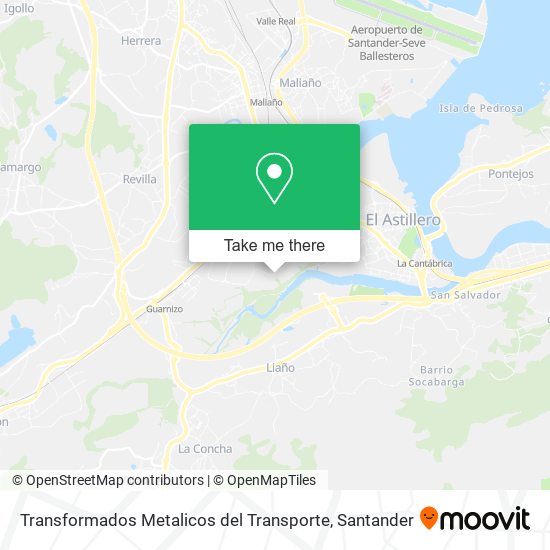 Transformados Metalicos del Transporte map
