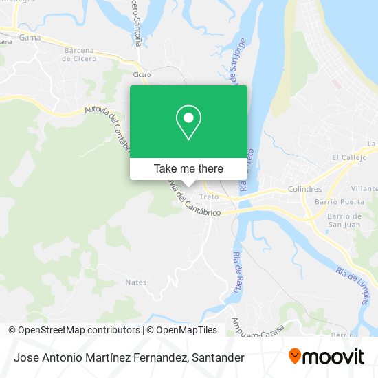 Jose Antonio Martínez Fernandez map