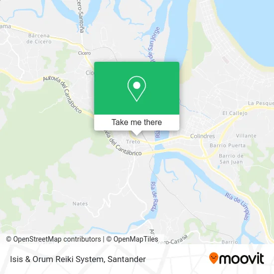 Isis & Orum Reiki System map