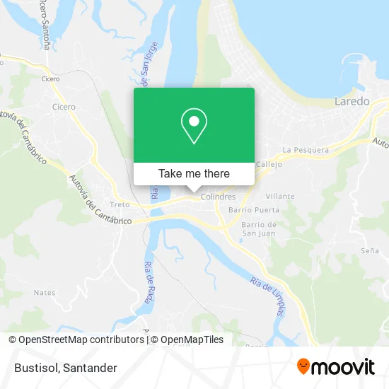 Bustisol map