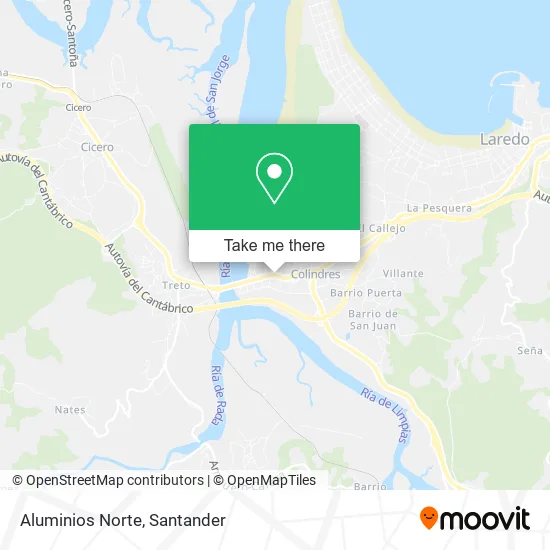 Aluminios Norte map