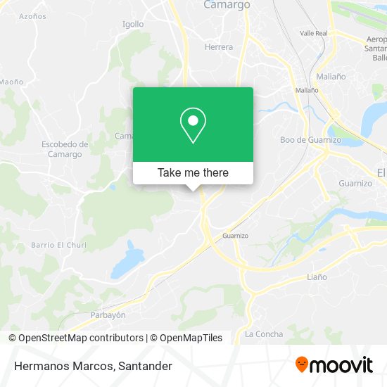 Hermanos Marcos map