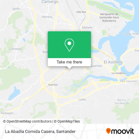 La Abadía Comida Casera map