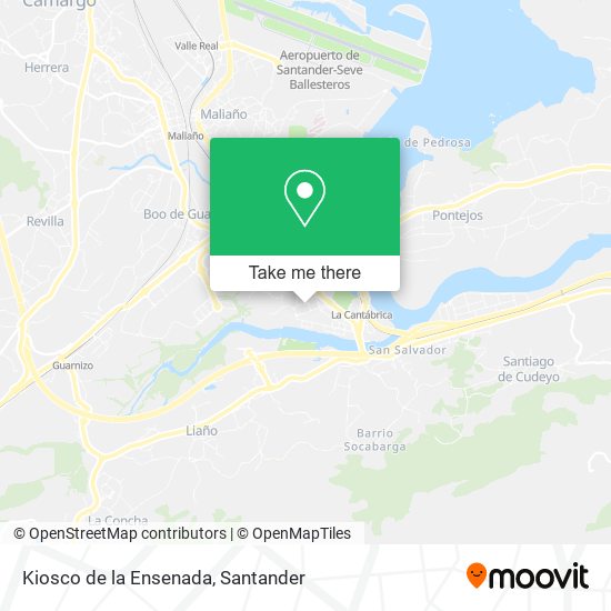 Kiosco de la Ensenada map