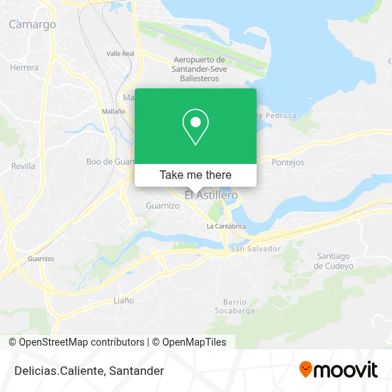 Delicias.Caliente map