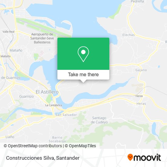 Construcciones Silva map
