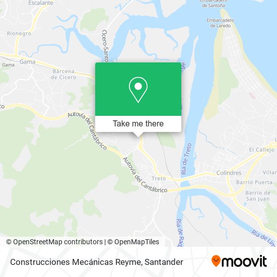 Construcciones Mecánicas Reyme map