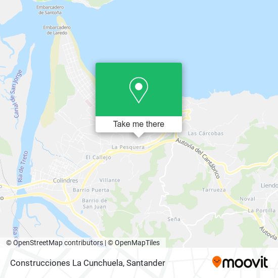 Construcciones La Cunchuela map