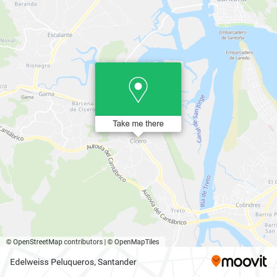 Edelweiss Peluqueros map