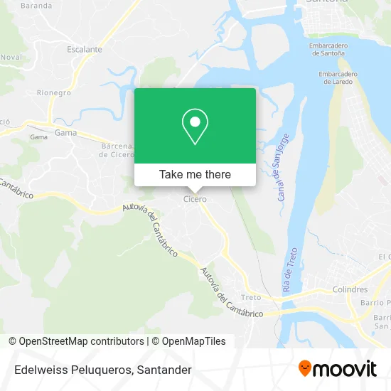 Edelweiss Peluqueros map