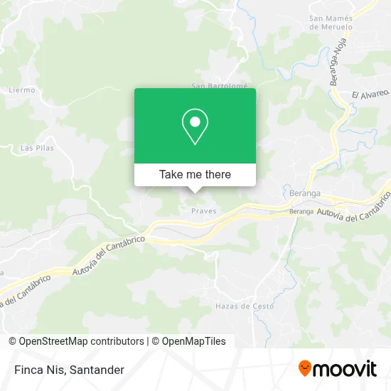 Finca Nis map
