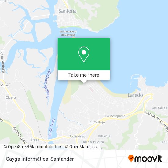 Sayga Informática map