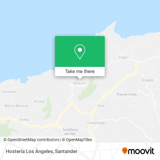 Hostería Los Ángeles map