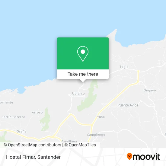 Hostal Fimar map