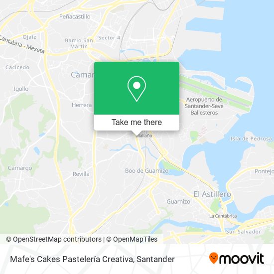 Mafe's Cakes Pastelería Creativa map