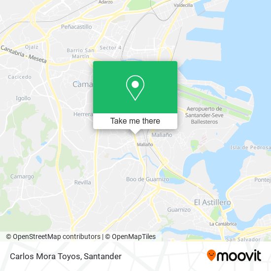 Carlos Mora Toyos map