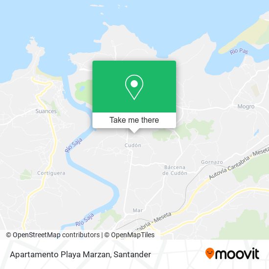 Apartamento Playa Marzan map
