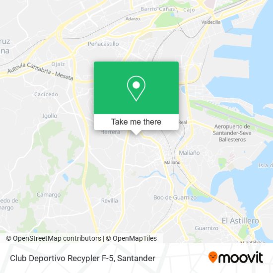 Club Deportivo Recypler F-5 map