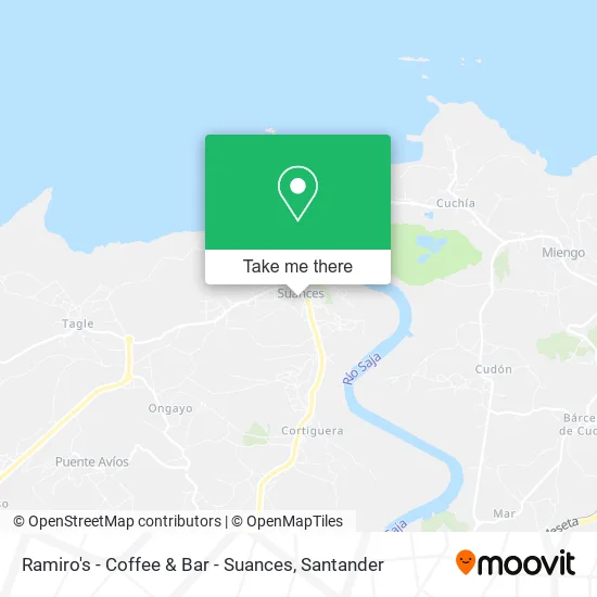 Ramiro's - Coffee & Bar - Suances map