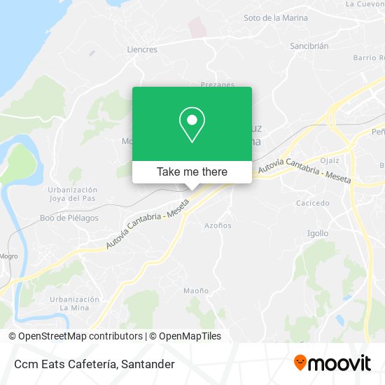 Ccm Eats Cafetería map