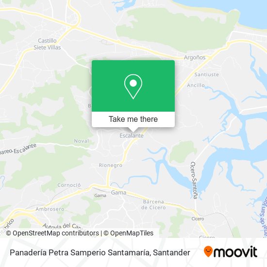 Panadería Petra Samperio Santamaría map
