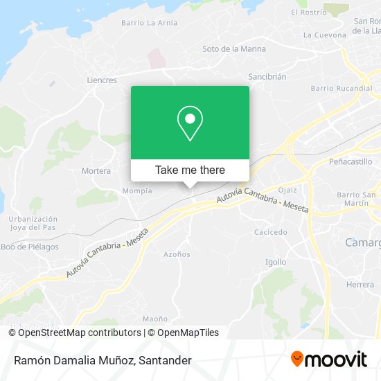 Ramón Damalia Muñoz map