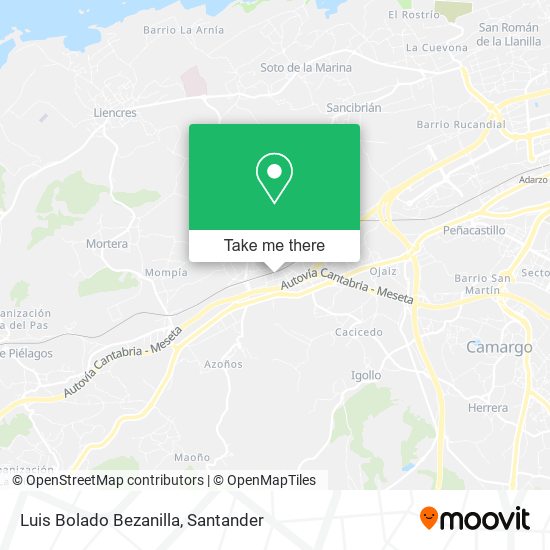Luis Bolado Bezanilla map