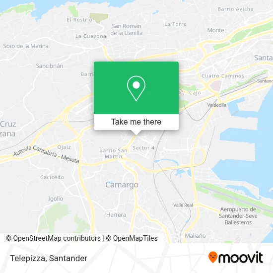 Telepizza map