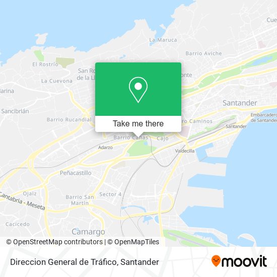 Direccion General de Tráfico map