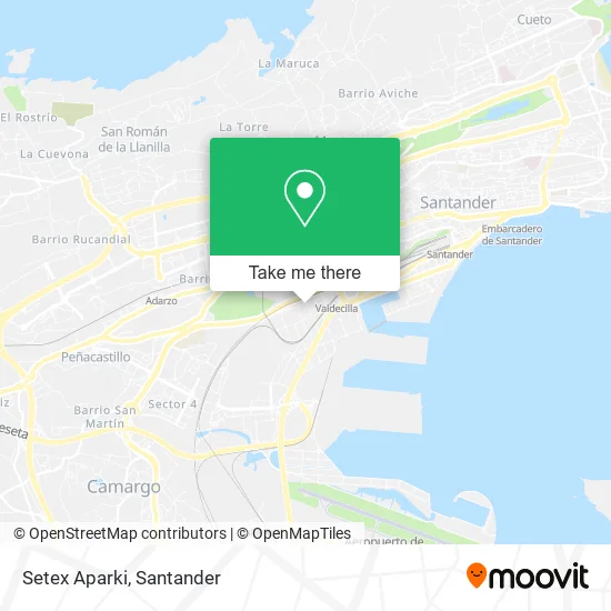 Setex Aparki map
