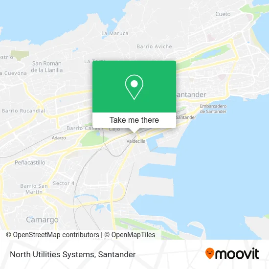 North Utilities Systems map