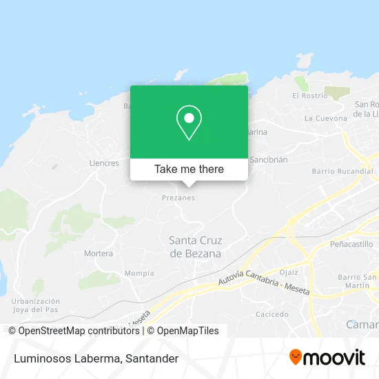 Luminosos Laberma map