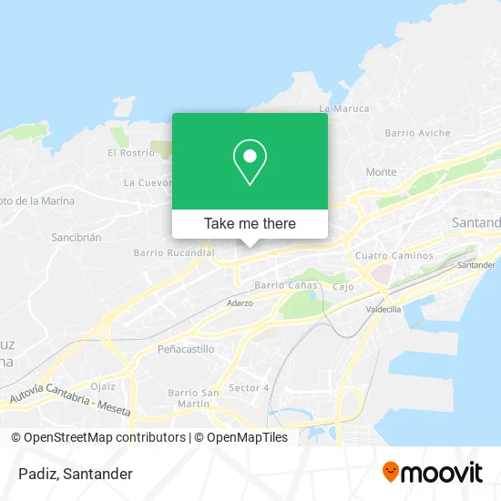 Padiz map