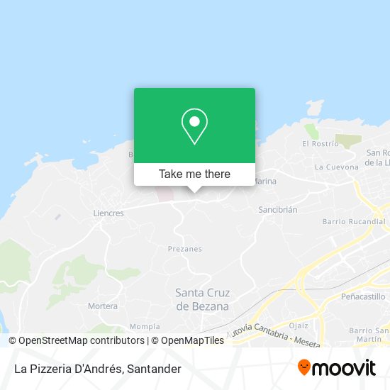 La Pizzeria D'Andrés map