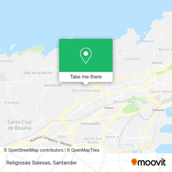 Religiosas Salesas map