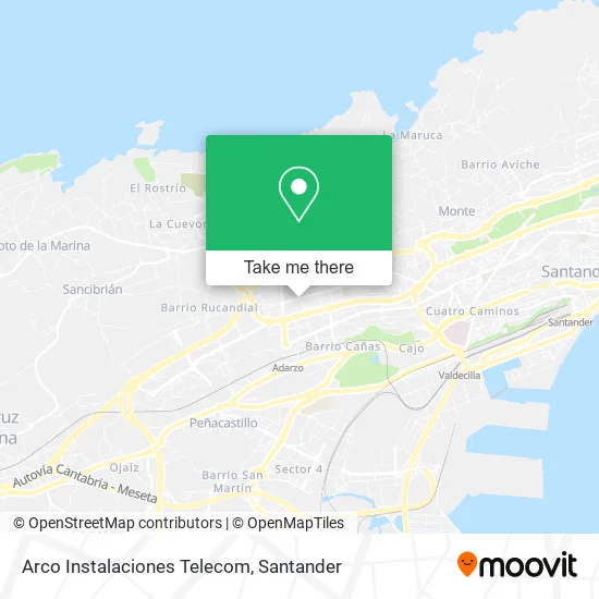 Arco Instalaciones Telecom map