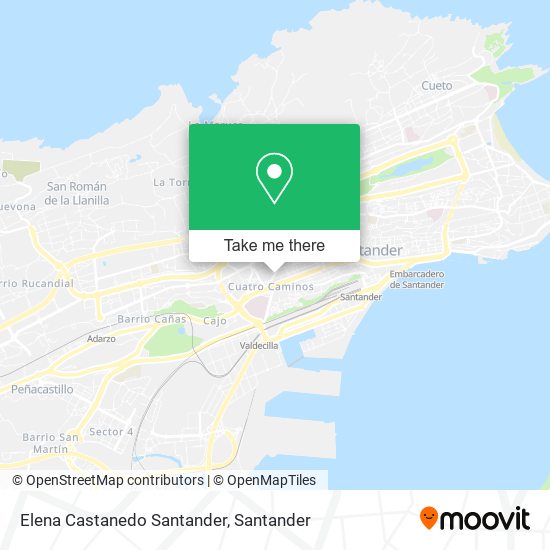 Elena Castanedo Santander map