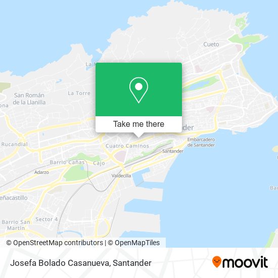 Josefa Bolado Casanueva map