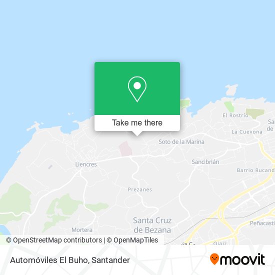 Automóviles El Buho map
