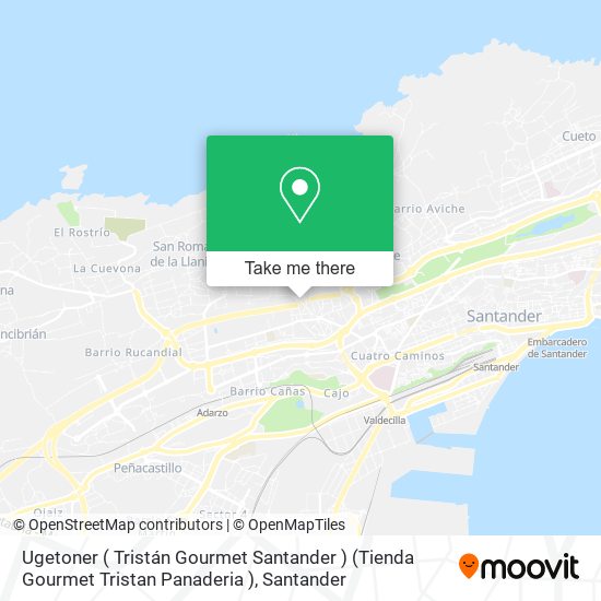 Ugetoner ( Tristán Gourmet Santander ) (Tienda Gourmet Tristan Panaderia ) map