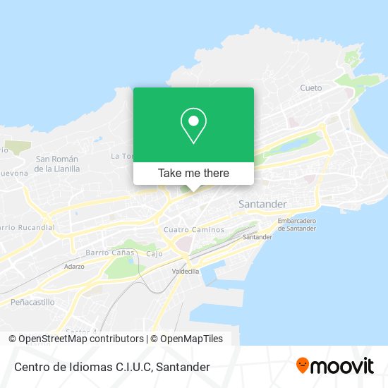 mapa Centro de Idiomas C.I.U.C