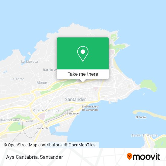 Ays Cantabria map