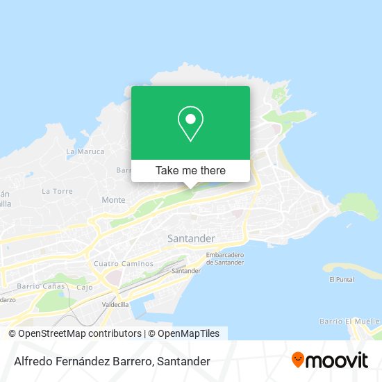 Alfredo Fernández Barrero map