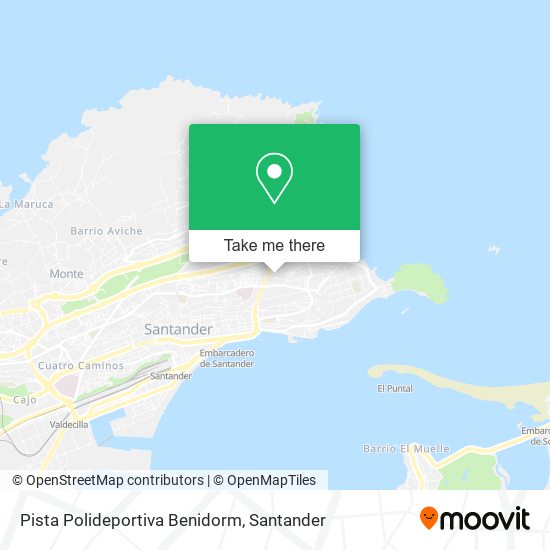 Pista Polideportiva Benidorm map