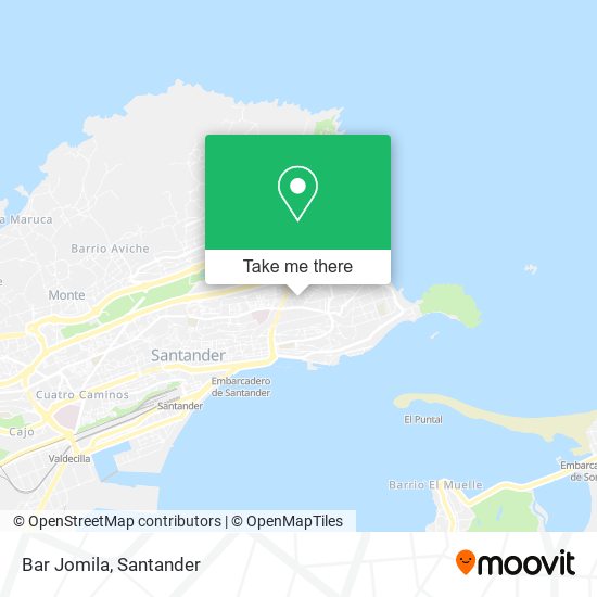 Bar Jomila map