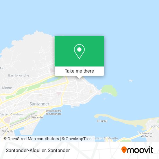 Santander-Alquiler map