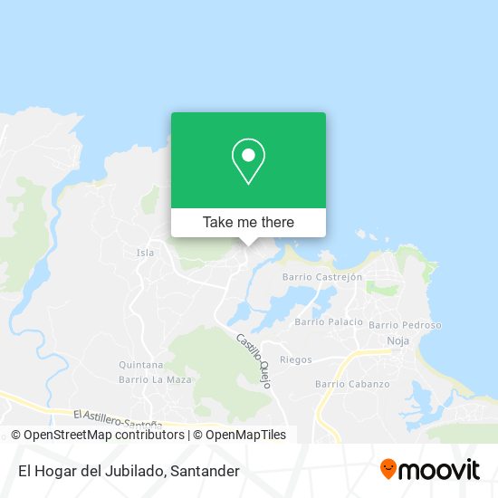 El Hogar del Jubilado map