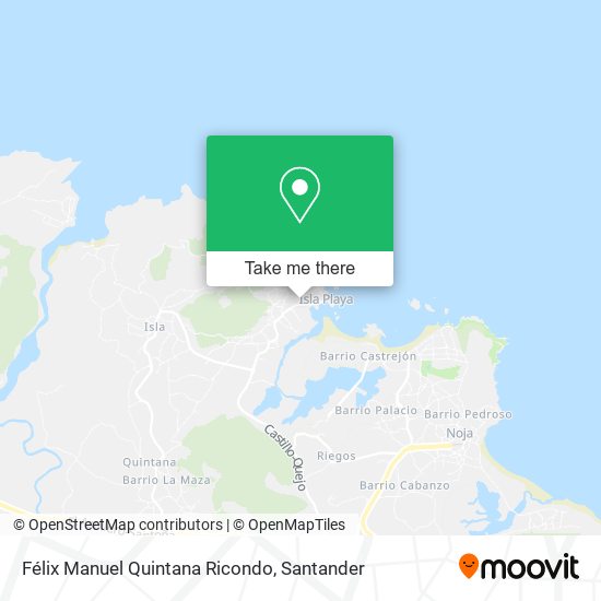Félix Manuel Quintana Ricondo map